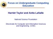 Focus on Undergraduate Computing Education