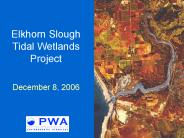 Elkhorn Slough Tidal Wetlands Project