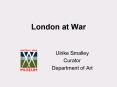 London at War PowerPoint PPT Presentation