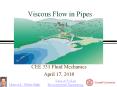 Viscous%20Flow%20in%20Pipes PowerPoint PPT Presentation
