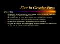 Flow In Circular Pipes PowerPoint PPT Presentation