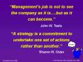 Managements job is not to see the company as it is'but as it can become' PowerPoint PPT Presentation