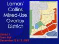 Lamar Collins MixedUse Overlay District PowerPoint PPT Presentation