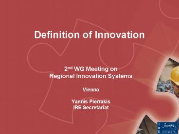 Definition of Innovation