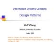 Information Systems Concepts Design Patterns PowerPoint PPT Presentation
