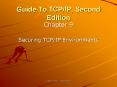 Guide To TCPIP, Second Edition PowerPoint PPT Presentation