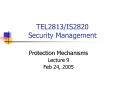 TEL2813IS2820 Security Management PowerPoint PPT Presentation