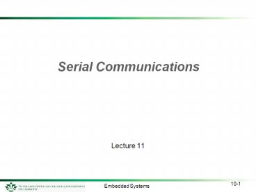 Serial Communications