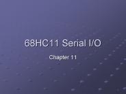 68HC11 Serial IO