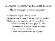 Information Technology and Materials Science