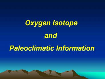 Oxygen%20Isotope