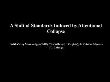 Present Alternatives