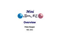 Mini Overview Peter Kasper NBI 2002