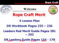 Rope Craft Red Merit PowerPoint PPT Presentation