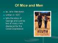 Of Mice and Men PowerPoint PPT Presentation