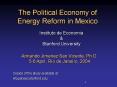 The Political Economy of Energy Reform in Mexico PowerPoint PPT Presentation