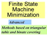 Finite State Machine Minimization