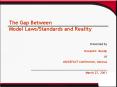 The Gap Between Model LawsStandards and Reality PowerPoint PPT Presentation