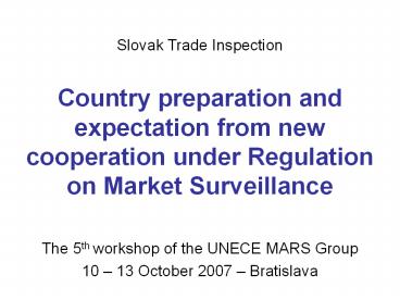 Slovak Trade Inspection