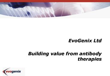 EvoGenix Ltd