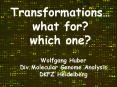 Transformations what for which one PowerPoint PPT Presentation