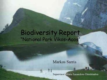 Biodiversity Report