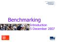 What benchmarking is PowerPoint PPT Presentation