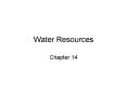 Water Resources PowerPoint PPT Presentation