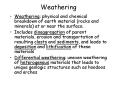 Weathering PowerPoint PPT Presentation