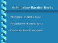 Subalkaline Basaltic Rocks PowerPoint PPT Presentation