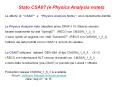 Stato CSA07 (e Physics Analysis notes) PowerPoint PPT Presentation