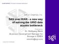 SAN over WAN a new way of solving the GRID data access bottleneck PowerPoint PPT Presentation