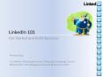 LinkedIn 101 PowerPoint PPT Presentation