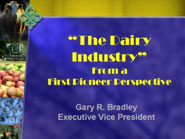 Gary R' Bradley Executive Vice President