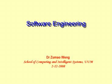 Software Engineering