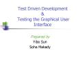 Test Driven Development PowerPoint PPT Presentation
