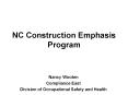 NC Construction Emphasis Program PowerPoint PPT Presentation