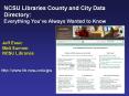 NCSU Libraries County and City Data PowerPoint PPT Presentation