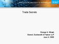 Trade Secrets PowerPoint PPT Presentation