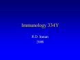 Immunology 334Y PowerPoint PPT Presentation