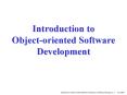 Introduction to Objectoriented Software Development, J'Pettersen Nytun page no' 1, PowerPoint PPT Presentation