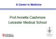 A Career in Medicine PowerPoint PPT Presentation