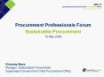 Procurement Professionals Forum PowerPoint PPT Presentation
