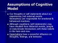 Assumptions of Cognitive Model PowerPoint PPT Presentation
