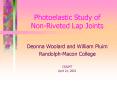 Photoelastic Study of NonRiveted Lap Joints PowerPoint PPT Presentation