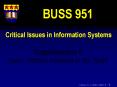 Critical Issues in Information Systems PowerPoint PPT Presentation