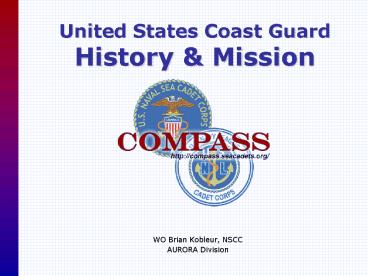 United States Coast Guard History