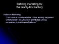 Defining marketing for the twentyfirst century PowerPoint PPT Presentation