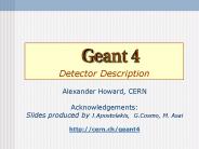 Detector Description