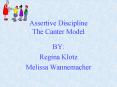 Assertive Discipline The Canter Model PowerPoint PPT Presentation